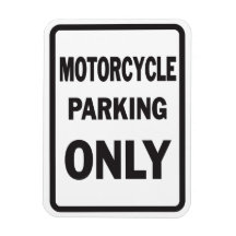 Endast roligt vid parkering av motorcykel