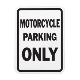 Endast roligt vid parkering av motorcykel magnet
