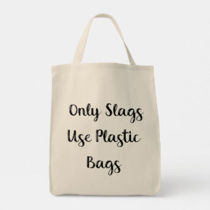 Endast säckar av Använda av plast Tygkasse