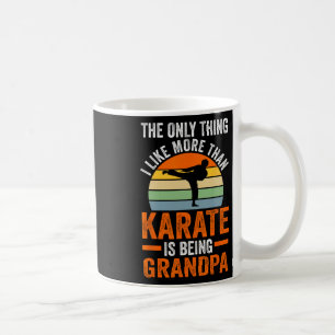 Endast Sak som Karate är morfar Marti Kaffemugg