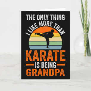Endast Sak som Karate är morfar Marti Kort
