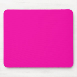 Endast shock rosa Färg Anpassad design Musmatta