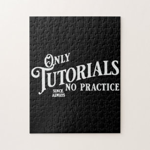 Endast självstudiekurser, ingen praktik pussel