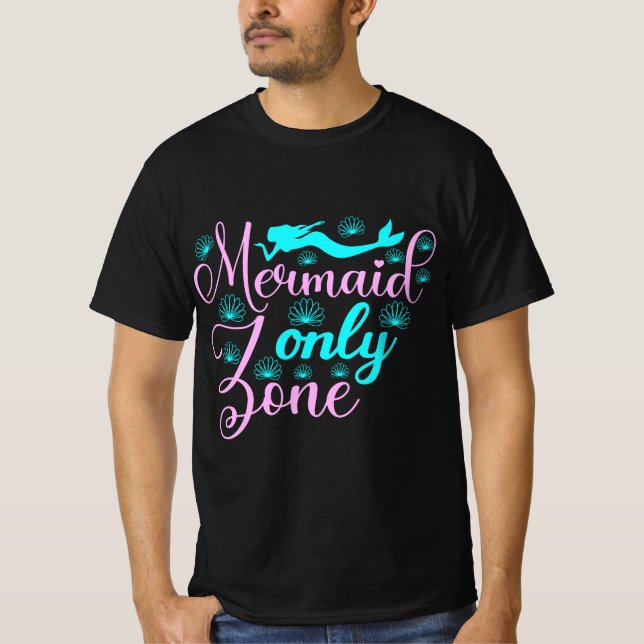 Endast sjöjungfru Zon T Shirt (Framsida)