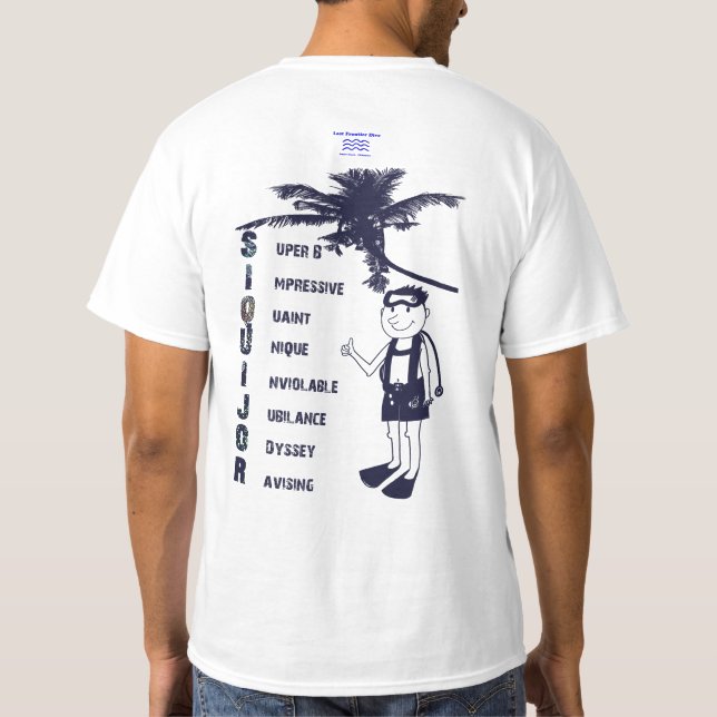 Endast 【 Skriv ut 】 för färdigt papper T Shirt (Baksida)