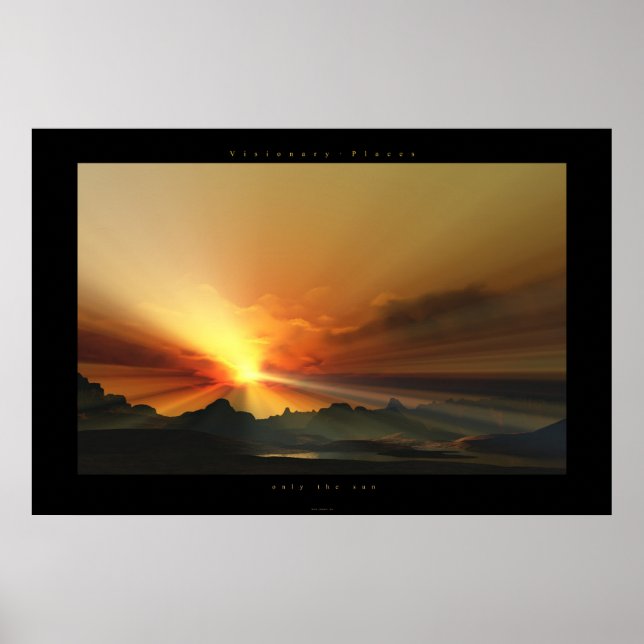 Endast sol poster (Framsidan)