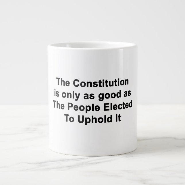 Endast som Bra som Politikar Jumbo Mugg (Framsidan)