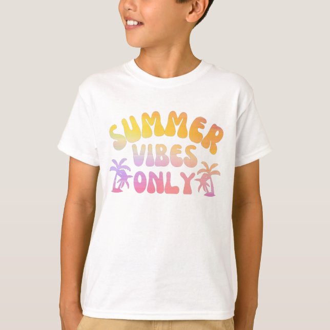 ENDAST SOMMER VIBES T SHIRT (Framsida)