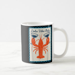Endast söta vibrationer Hummer Vin Retro Kul Somma Kaffemugg