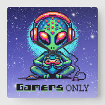 Endast spelare | Pixel Art Alien