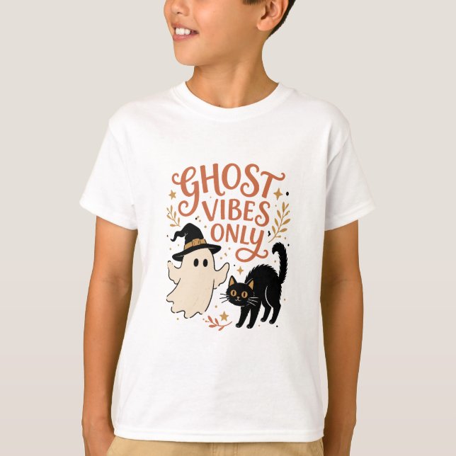 Endast spökstämning design t shirt (Framsida)