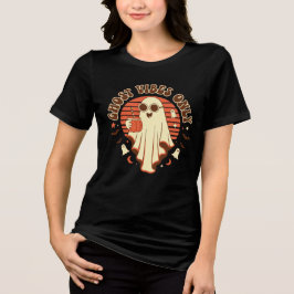 Endast spökstämning Retro söta Halloween T Shirt