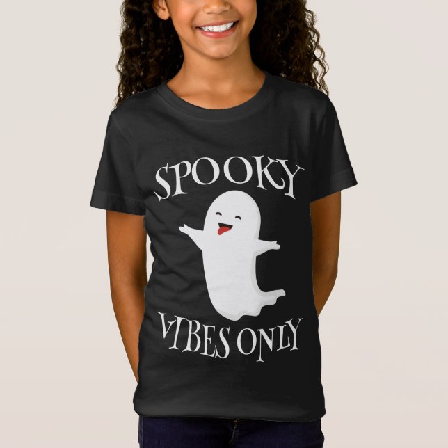 Endast Spooky Vibes T Shirt (Framsida)