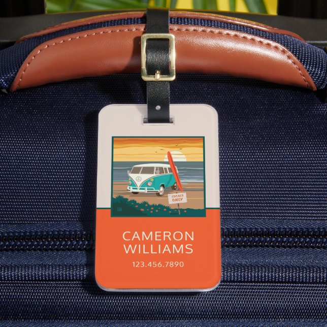 Endast språkinställningar | VW Surfa Van Bagagebricka (Framsida Insitu 2)