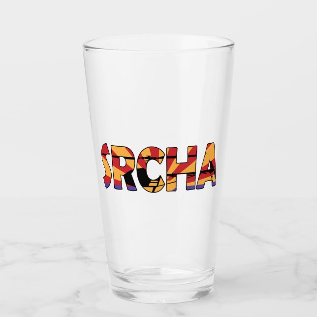 Endast SRCHA Logotyp Glass Glaskopp (Framsida)