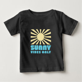 Endast sunny Vibes - fetstil Retro Sunshine Graphi T Shirt
