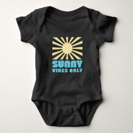 Endast sunny Vibes - fetstil Retro Sunshine Graphi T Shirt