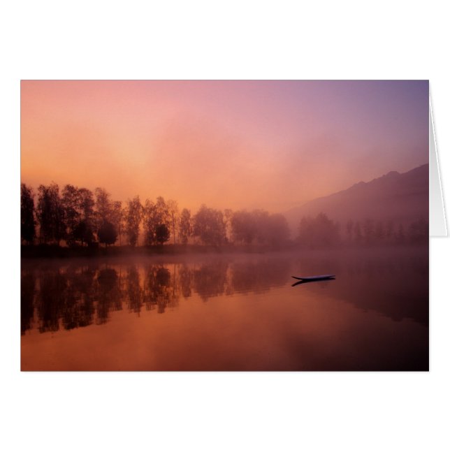 Endast surfboard hälsningskort (Framsidan Horizontal)