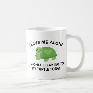 Endast tala till min sköldpadda kaffemugg