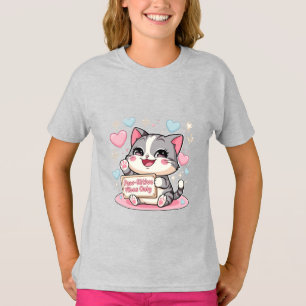 Endast tass-sitiva Vibes - Adsible Chibi Kattunge T Shirt