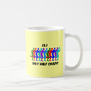 endast till hälften galet kaffemugg