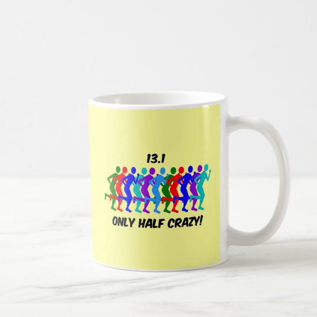 endast till hälften galet kaffemugg (Höger)