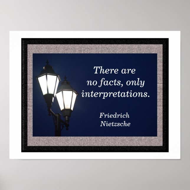 Endast tolkningar - Art Print Poster (Framsidan)