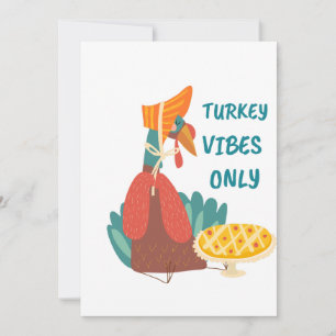 Endast Turkiet Vibes Inbjudningar