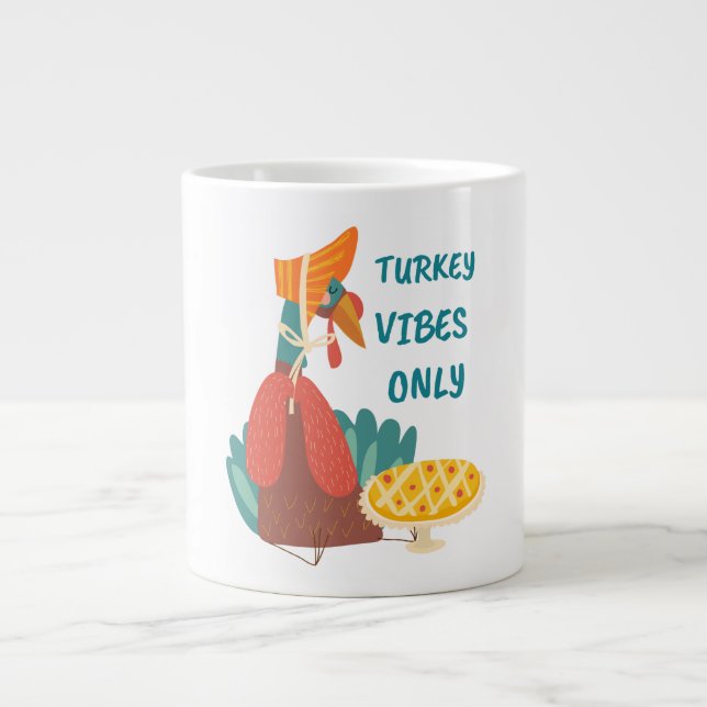 Endast Turkiet Vibes Jumbo Mugg (Framsidan)