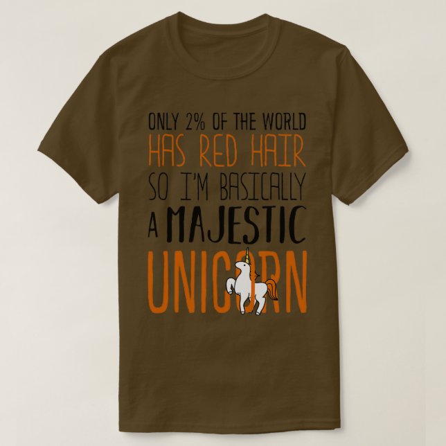 Endast två av världens länder har Red Hair så Ix27 T Shirt (Design framsida)
