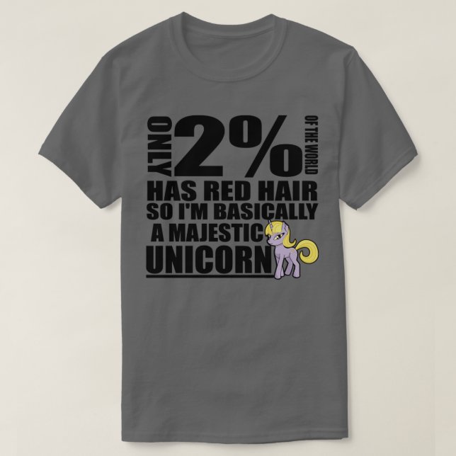 Endast två av världens länder har Red Hair så Ix27 T Shirt (Design framsida)