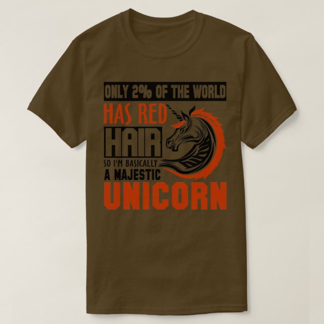 Endast två av världens länder har Red Hair så Ix27 T Shirt (Design framsida)