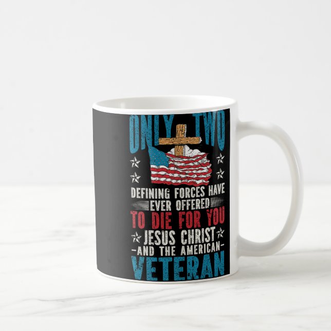 Endast två definierade krafter Jesus Kristus Veter Kaffemugg (Höger)