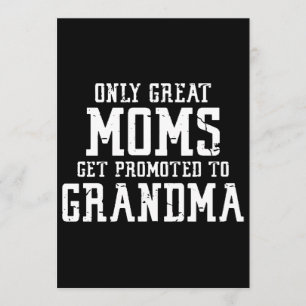 Endast Underbart Mammor kan befordras till mormor Inbjudningar