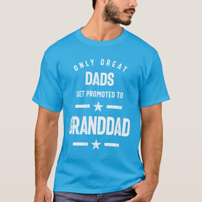 Endast Underbart Pappor kan befordras till farfar T Shirt (Framsida)