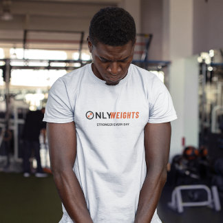 Endast viktning starkare varje dag, gym t shirt