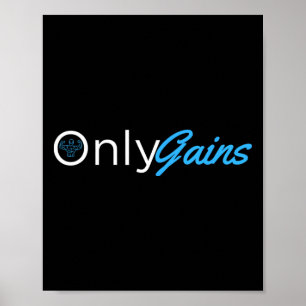 Endast vinster - Onlygains Funny Manar Fitness Bod Poster
