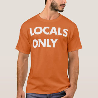 Endast vita platser t shirt