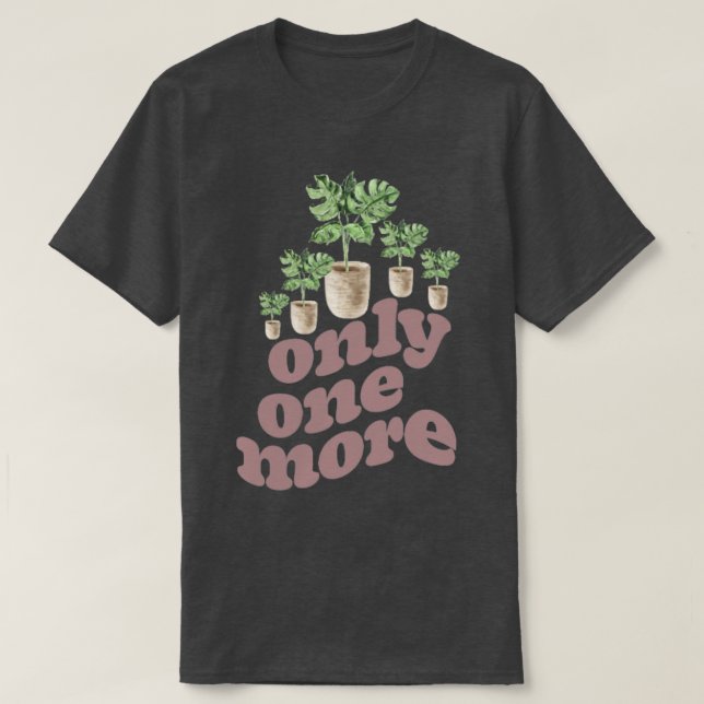 Endast ytterligare en  blomsterodling t shirt (Design framsida)