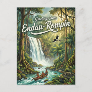 Endau-Rompin nationalpark Malaysia Vykort