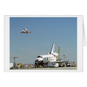Endeavor på bana med Colombia på SCA Overhea Hälsningskort