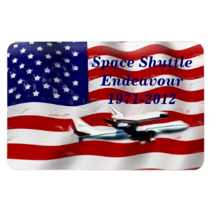 Endeavor-USA,1971-2012_Premium Flexi Magnet