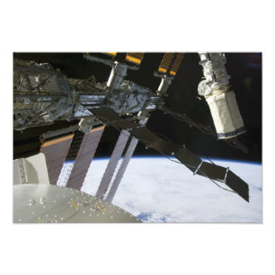 Endeavors arm mitt i Internationell rymdstation Fototryck