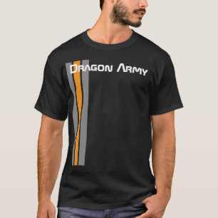 Enders modig drakearmé (svarten) t shirt