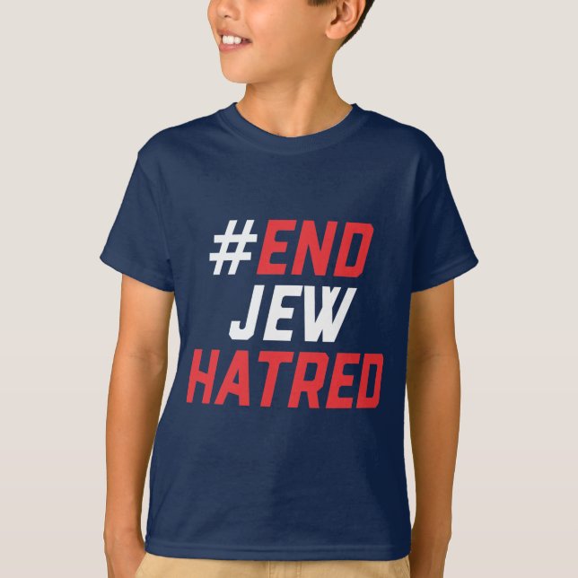 #EndJewHatred Boy's Classic Rally T-Shirt (Framsida)