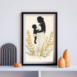  Endless Embrace – Mother and Child VIII Poster