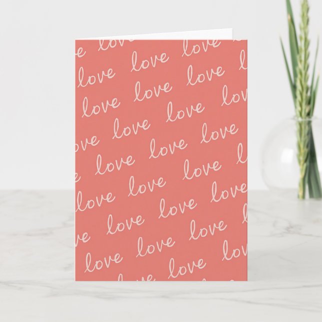 Endless Love Card Kort (Framsida)