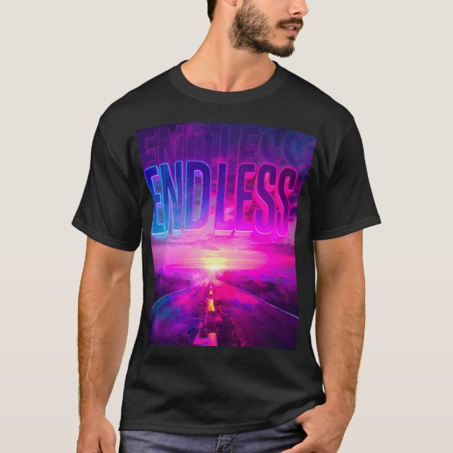 ENDLESS Neon Highway Dark T-Shirt - RAMHEARTS (Framsida)