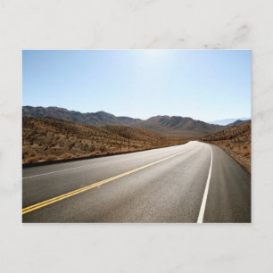 Endless Street Desert Mountain Vykort