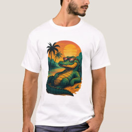 Endless Summer Crokodile - Retro T Shirt